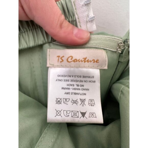 TS Couture Sage Green Strapless Gown – New with Tags - Picture 5 of 12